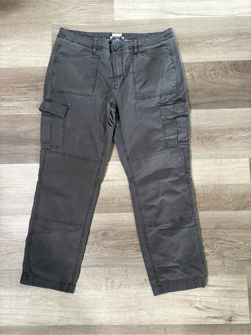 L.L. Bean Women’s size 14 petite  Cargo Pants - Charcoal